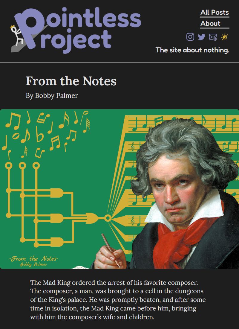 Pointless Project Post